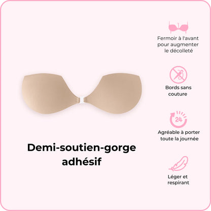 Soutien Push-up sans bretelles pour Robe Dos Nu